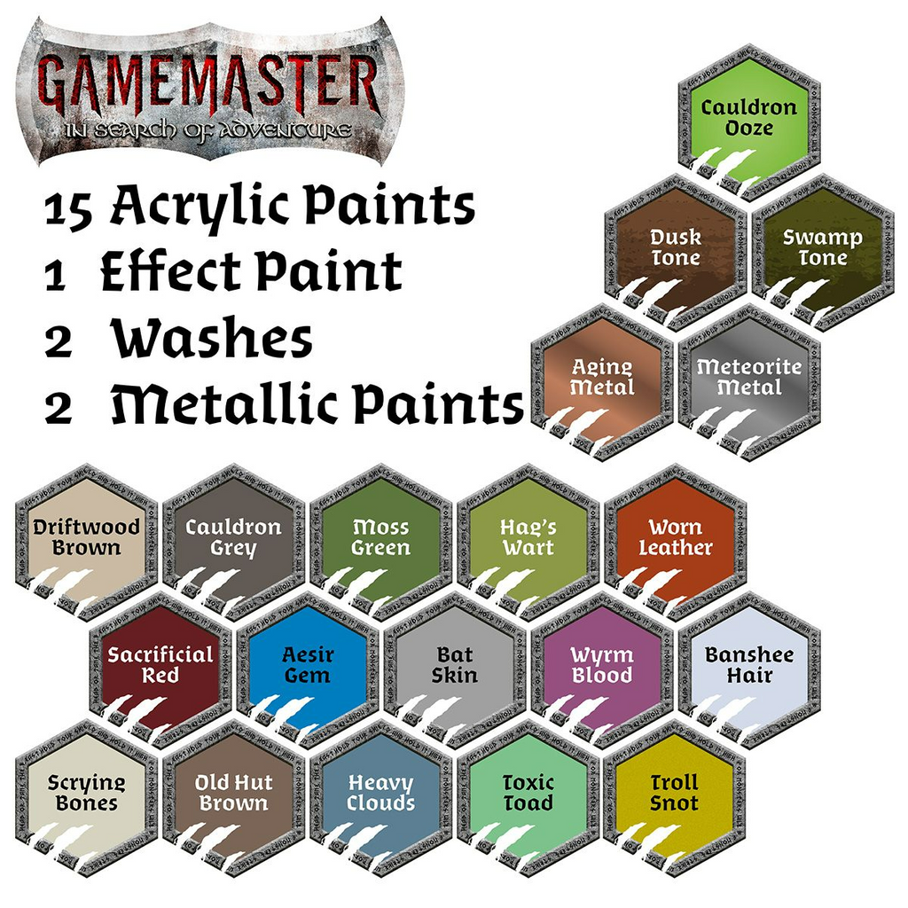 The Army Painter Gamemaster Wilderness Adventures Paint Set 20 Warpaint 20 x 12ml GM1007