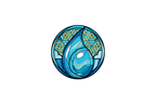 Pinfinity Pin MTG Stained Glass Island Limited Edition AR Pin Magic The Gathering Collectible PINMTG061