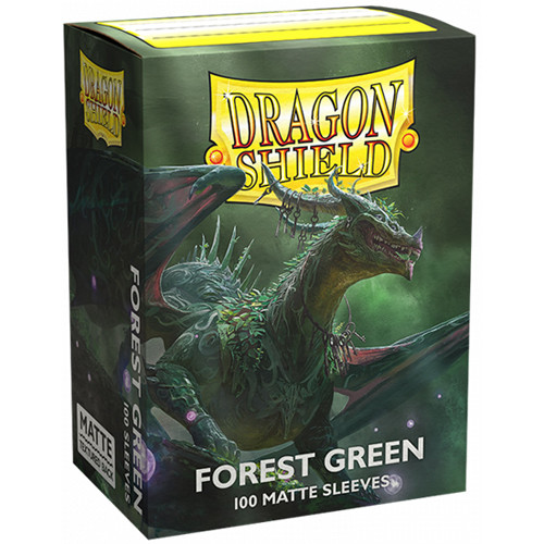 Dragon Shield Matte Forest Green Protective Sleeves 100ct AT-M11056