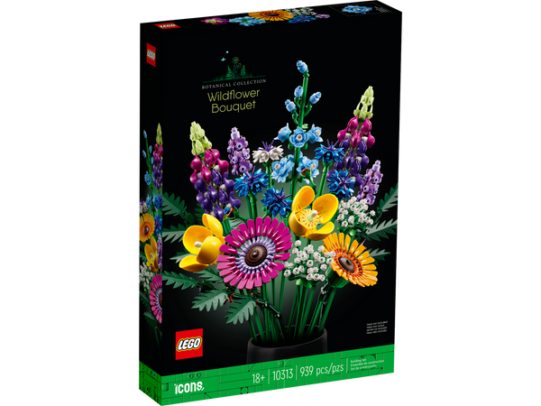 LEGO Icons Wildflower Bouquet 10313 Building Set for Adults (939 Pieces) LEGO-10313