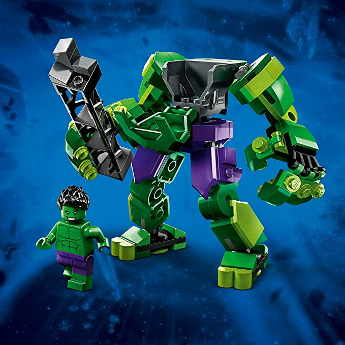 LEGO Marvel Hulk Mech Armor 76241 Building Toy Set for Kids, Boys, and Girls Ages 6+ (138 Pieces)