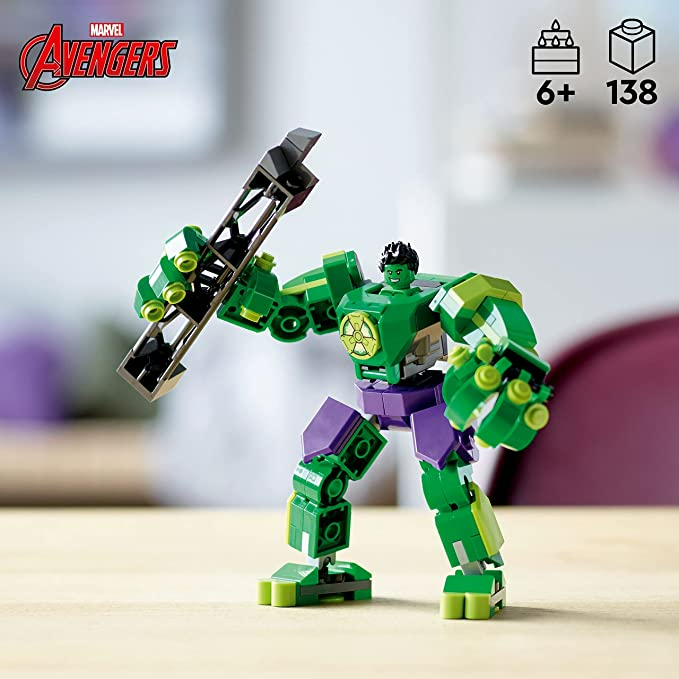 LEGO Marvel Hulk Mech Armor 76241 Building Toy Set for Kids, Boys, and Girls Ages 6+ (138 Pieces)