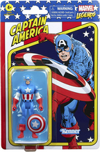 Marvel Legends Series 3.75-inch Retro 375 Collection Captain America Action Figure Toy