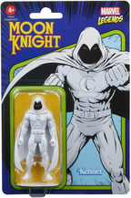 Marvel Legends Series 3.75-inch Retro 375 Collection Moon Knight Collectible Action Figure, Toys for Kids Ages 4 and Up