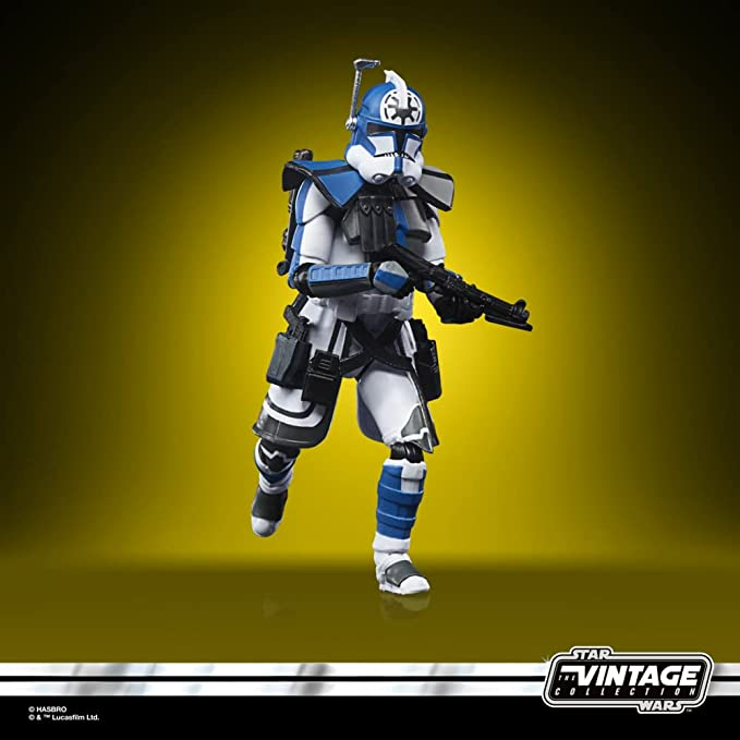 Star Wars The Vintage Collection ARC Trooper Jesse Toy, 3.75-Inch-Scale The Clone Wars Action Figure, Toys for Kids Ages 4 and Up, Multicolored