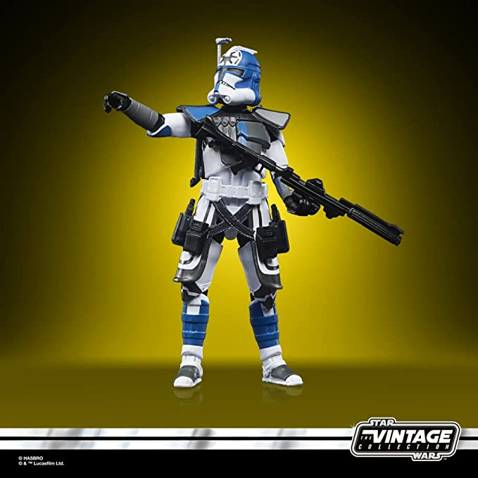 Star Wars The Vintage Collection ARC Trooper Jesse Toy, 3.75-Inch-Scale The Clone Wars Action Figure, Toys for Kids Ages 4 and Up, Multicolored