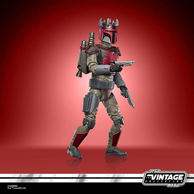 Star Wars The Vintage Collection Mandalorian Super Commando Captain Toy, 3.75-Inch-Scale The Clone Wars Figure Kids Ages 4 and Up, Multicolored