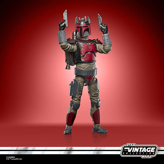 Star Wars The Vintage Collection Mandalorian Super Commando Captain Toy, 3.75-Inch-Scale The Clone Wars Figure Kids Ages 4 and Up, Multicolored