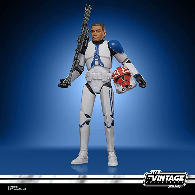 Star Wars The Vintage Collection 332nd Ahsokaâ€™s Clone Trooper Toy 3.75-Inch-Scale The Clone Wars Action Figure Kids Ages 4 and Up, Multicolored