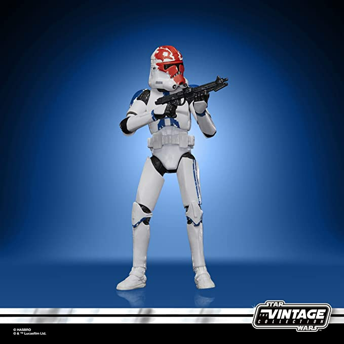 Star Wars The Vintage Collection 332nd Ahsokaâ€™s Clone Trooper Toy 3.75-Inch-Scale The Clone Wars Action Figure Kids Ages 4 and Up, Multicolored