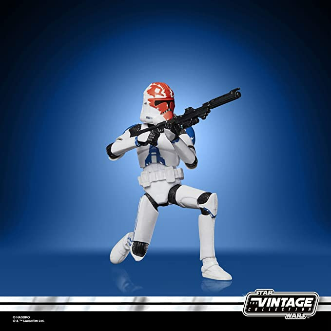 Star Wars The Vintage Collection 332nd Ahsokaâ€™s Clone Trooper Toy 3.75-Inch-Scale The Clone Wars Action Figure Kids Ages 4 and Up, Multicolored