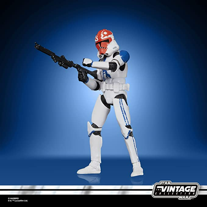 Star Wars The Vintage Collection 332nd Ahsokaâ€™s Clone Trooper Toy 3.75-Inch-Scale The Clone Wars Action Figure Kids Ages 4 and Up, Multicolored