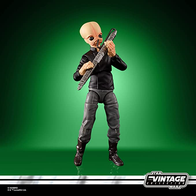Star Wars The Vintage Collection Figrin Dâ€™an Toy 3.75-Inch-Scale A New Hope Action Figure, Toys for Kids Ages 4 and Up, Multicolored