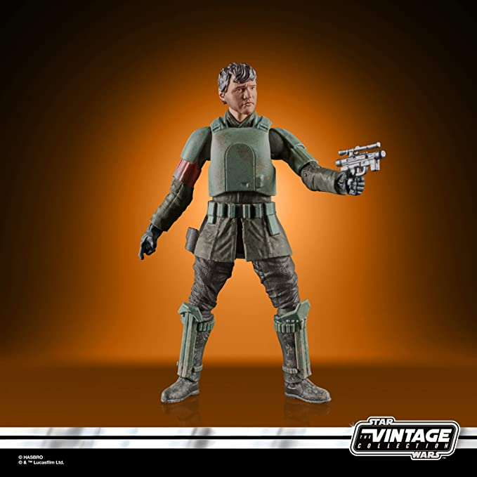 Star Wars The Vintage Collection Din Djarin (Morak) Toy 3.75-Inch-Scale The Mandalorian Action Figure Toys for Kids Ages 4 and Up