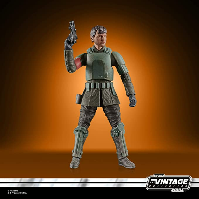 Star Wars The Vintage Collection Din Djarin (Morak) Toy 3.75-Inch-Scale The Mandalorian Action Figure Toys for Kids Ages 4 and Up