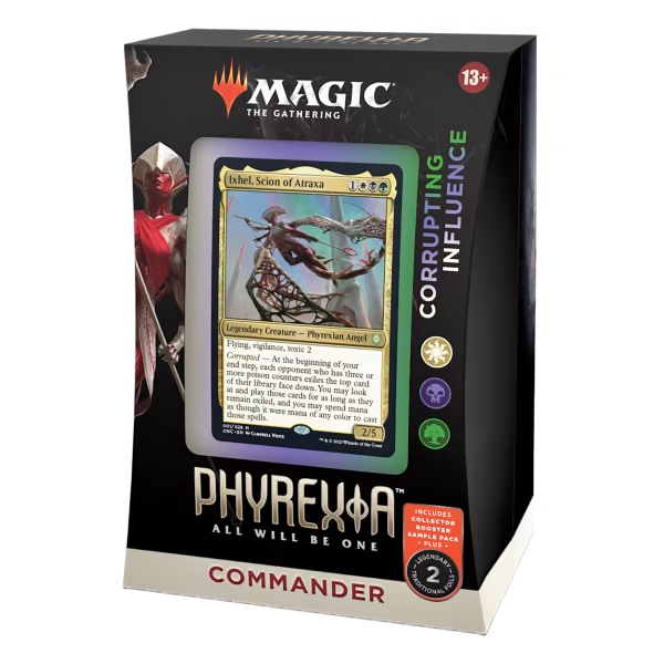MTG Magic The Gathering CCG Phyrexia All Will Be One Commander Deck Carton Corrupting Influence Single Pack Phyrexia-AWBO-CD-Corrupting-Influence