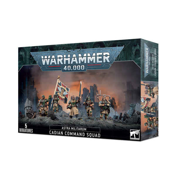 Games Workshop Warhammer 40K Astra Militarum Cadian Command Squad 2023 Edition 47-09