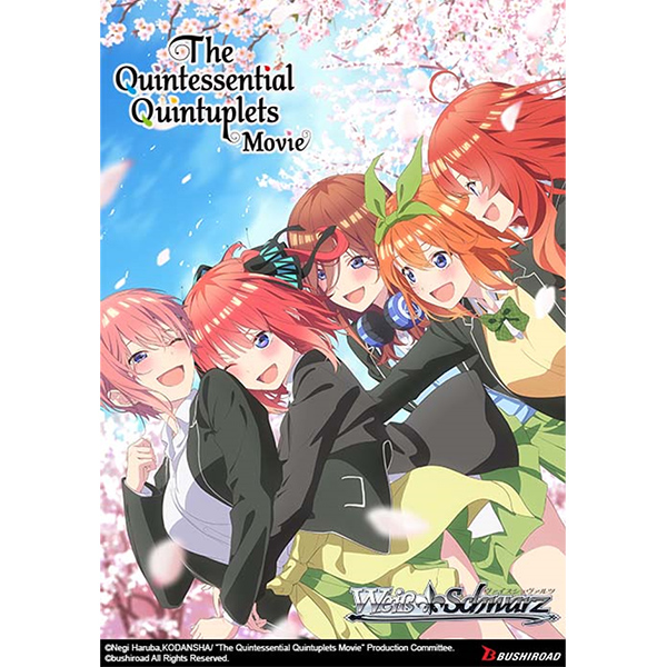 Weiss Schwarz: The Quintessential Quintuplets Movie Booster Display
