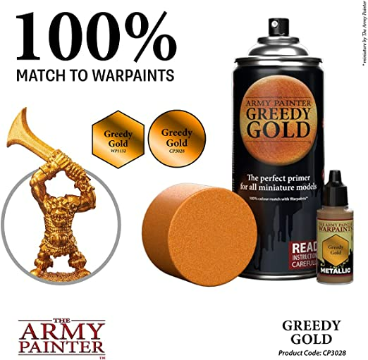 The Army Painter Gold Spray Paint 400ml CP3028