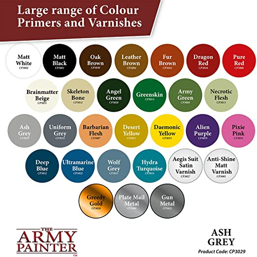 The Army Painter Color Primer Ash Grey Spray 400ml CP3029