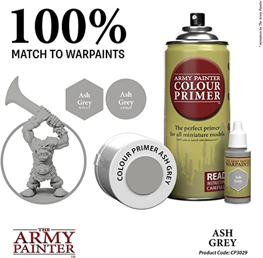 The Army Painter Color Primer Ash Grey Spray 400ml CP3029