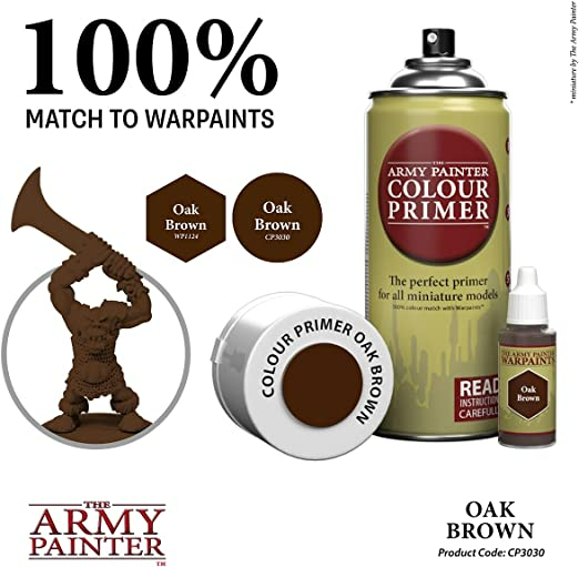 The Army Painter Color Primer Oak Brown Spray 400ml CP3030