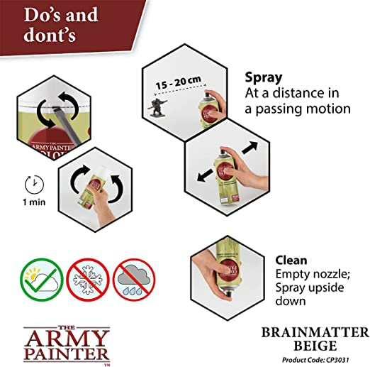 The Army Painter Color Primer Brainmatter Beige Spray 400ml CP3031