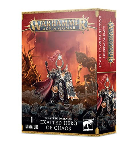 Games Workshop Warhammer Age Of Sigmar Slaves To Darkness Exalted Hero Of Chaos 83-67