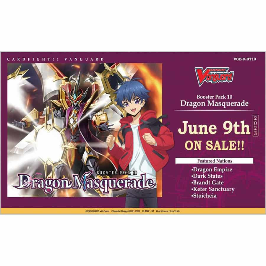 Cardfight Vanguard will+Dress Dragon Masquerade Booster Box VGEDBT10