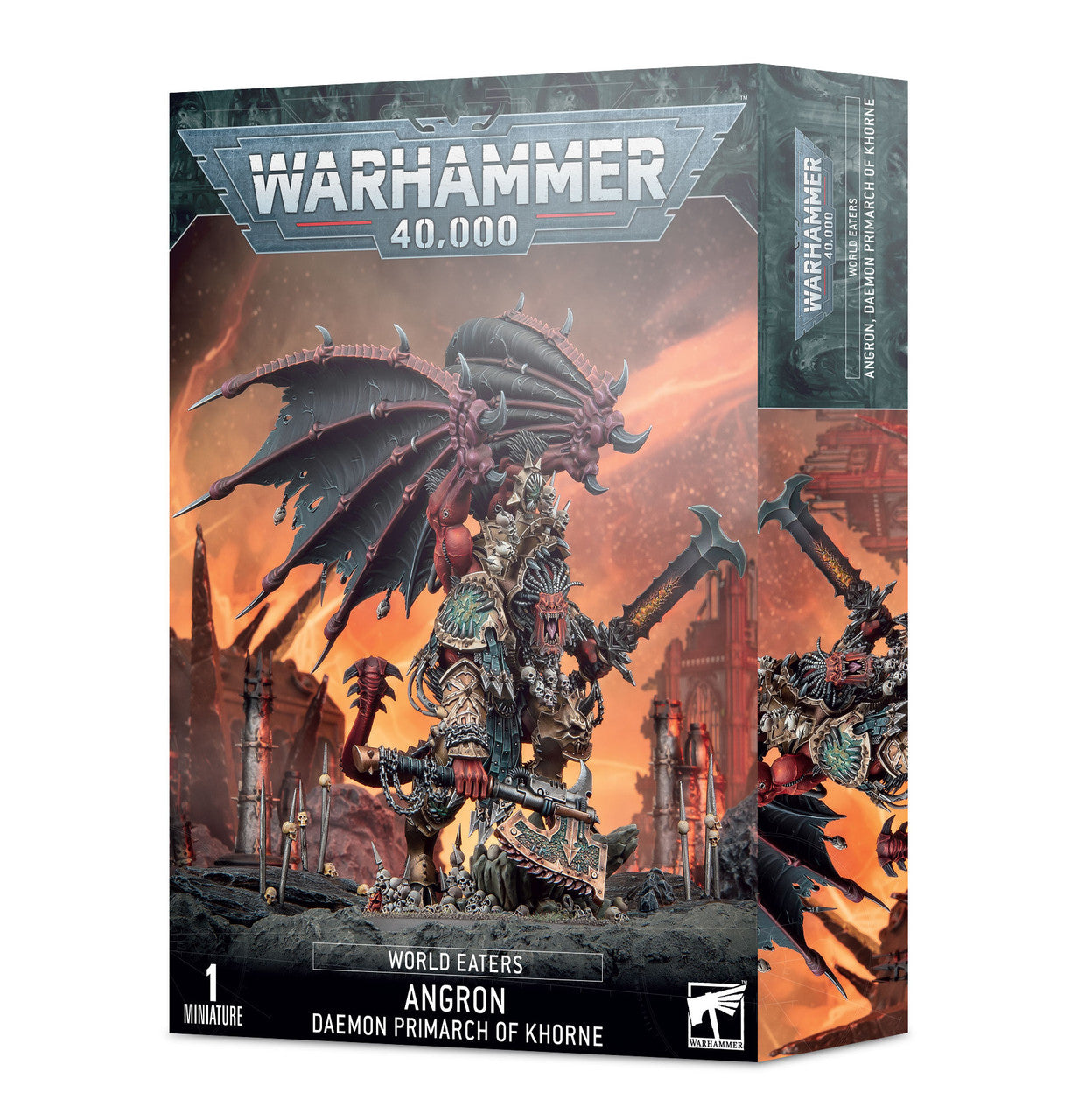 Games Workshop Warhammer 40K World Eaters Angron Daemon Primarch Of Khorne 43-28