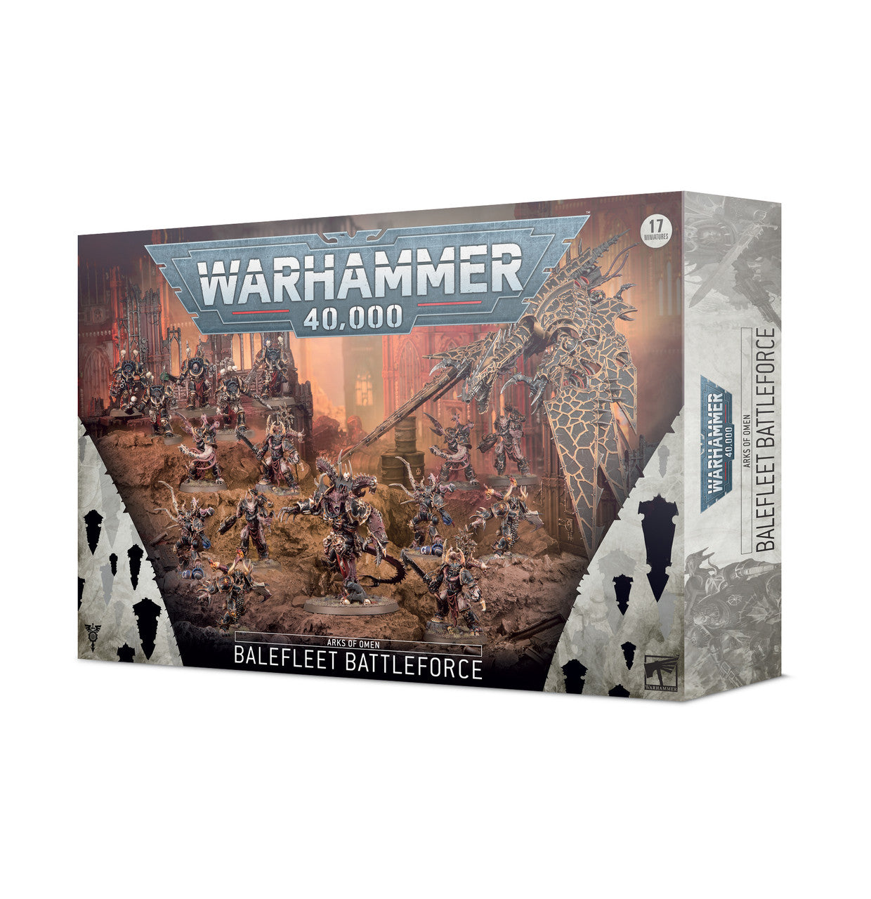 Games Workshop Warhammer 40K Chaos Space MarinesArks Of Omen: Balefleet Battleforce 43-43