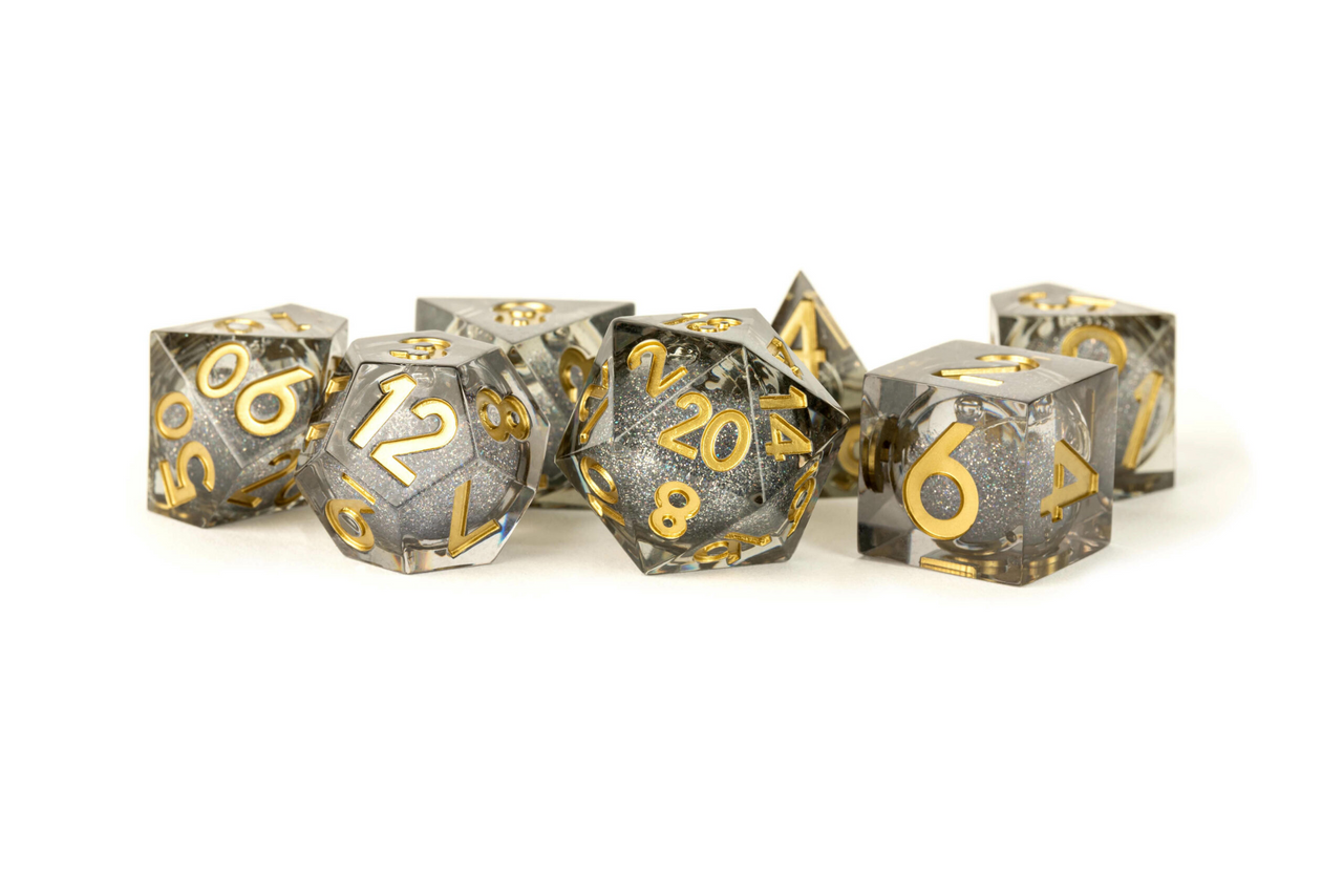 Metallic Dice Games d20 Liquid Core Elixir Dice Vanishing Oil Role Playing Game Dice for Dungeons and Dragons MTD95320