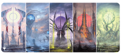 Ultra PRO - Magic The Gathering Phyrexia All Will Be One - 6ft Table Playmat Phyrexian Basic Land Tableaux Perfect for Protecting Collectible Cards During Gameplay Great Use as Mouse Pad Desk Pad UPI-19655