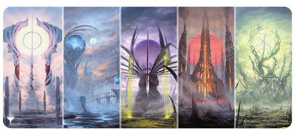 Ultra PRO - Magic The Gathering Phyrexia All Will Be One - 6ft Table Playmat Phyrexian Basic Land Tableaux Perfect for Protecting Collectible Cards During Gameplay Great Use as Mouse Pad Desk Pad UPI-19655