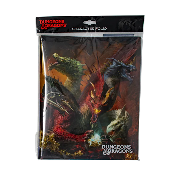Ultra Pro Dungeons & Dragons RPG Cover Series Character Folio with Stickers - Tyranny of Dragons UPI19415