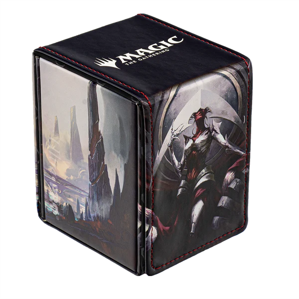Ultra PRO - Magic The Gathering Phyrexia All Will Be One - Alcove Flip Card Deck Box Elesh Norn Protect & Store Collectible Trading Cards Gaming Cards Magnetic Closure for Ultimate Protection UPI-19681