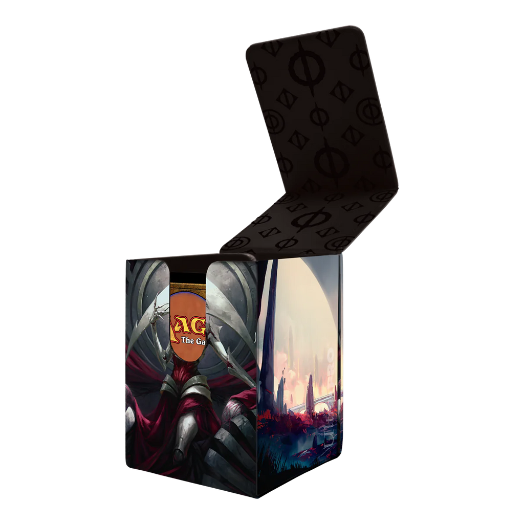 Ultra PRO - Magic The Gathering Phyrexia All Will Be One - Alcove Flip Card Deck Box Elesh Norn Protect & Store Collectible Trading Cards Gaming Cards Magnetic Closure for Ultimate Protection UPI-19681
