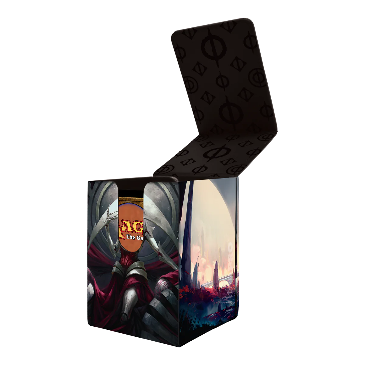 Ultra PRO - Magic The Gathering Phyrexia All Will Be One - Alcove Flip Card Deck Box Elesh Norn Protect & Store Collectible Trading Cards Gaming Cards Magnetic Closure for Ultimate Protection UPI-19681