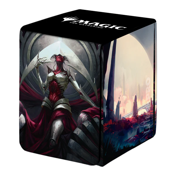 Ultra PRO - Magic The Gathering Phyrexia All Will Be One - Alcove Flip Card Deck Box Elesh Norn Protect & Store Collectible Trading Cards Gaming Cards Magnetic Closure for Ultimate Protection UPI-19681