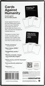 Cards Against Humanity A Party Game for Horrible People Breaking Games Popular Adult Party Game BGZ1500