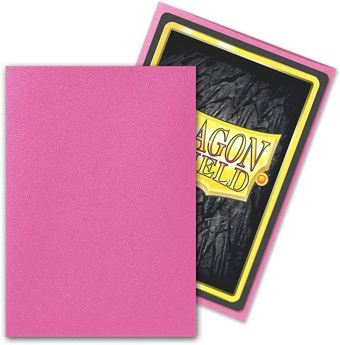 Dragon Shield Deck Protector Art Card Sleeves Japanese Size Matte Pink Diamond 60ct AT-M11139
