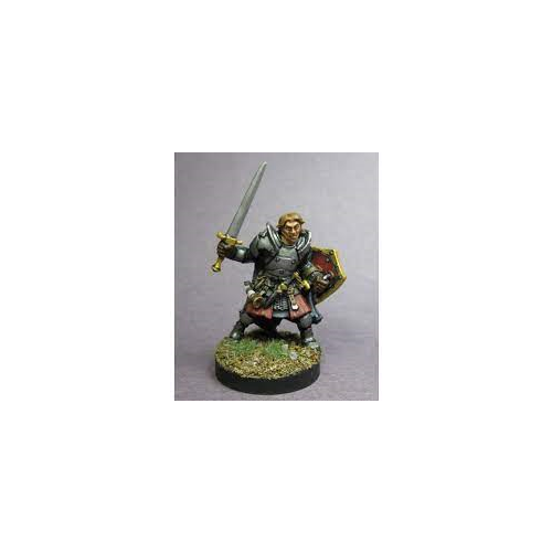 Reaper Dungeons And Dragons Miniatures Rheagar Male Fighter Miniature 25mm Heroic Scale Dark Heaven Legends D&D 77467