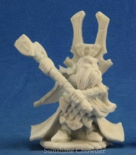 Reaper Dungeons And Dragons Herryk Dwarf Cleric 77220 Dark Heaven Bones Reaper Miniatures Wargames D&D 77220