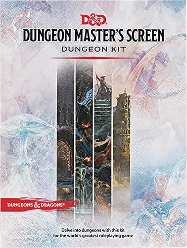 D&D Dungeon MasterÂ’s Screen Dungeon Kit Dungeons & Dragons DM Accessories WOCC9940