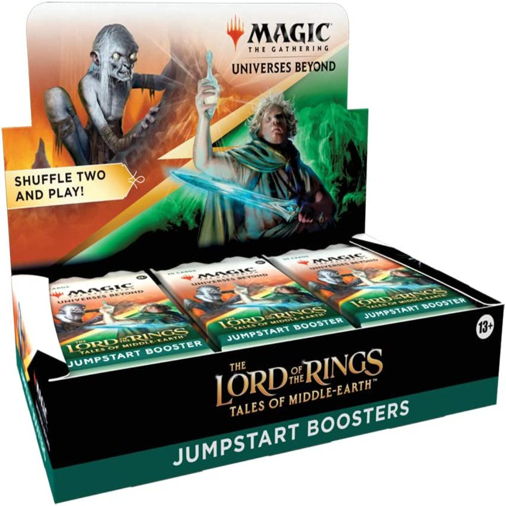 Magic The Gathering Universes Beyond The Lord of the Rings Tales of Middle-Earth Jumpstart Booster Display 18 - 2-Player Card Game WOC-D15270000