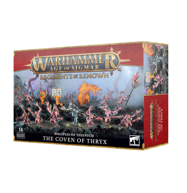 Games Workshop Warhammer Age Of Sigmar Grand Alliance Chaos Disciples Of Tzeentch The Coven Of Thryx 71-83