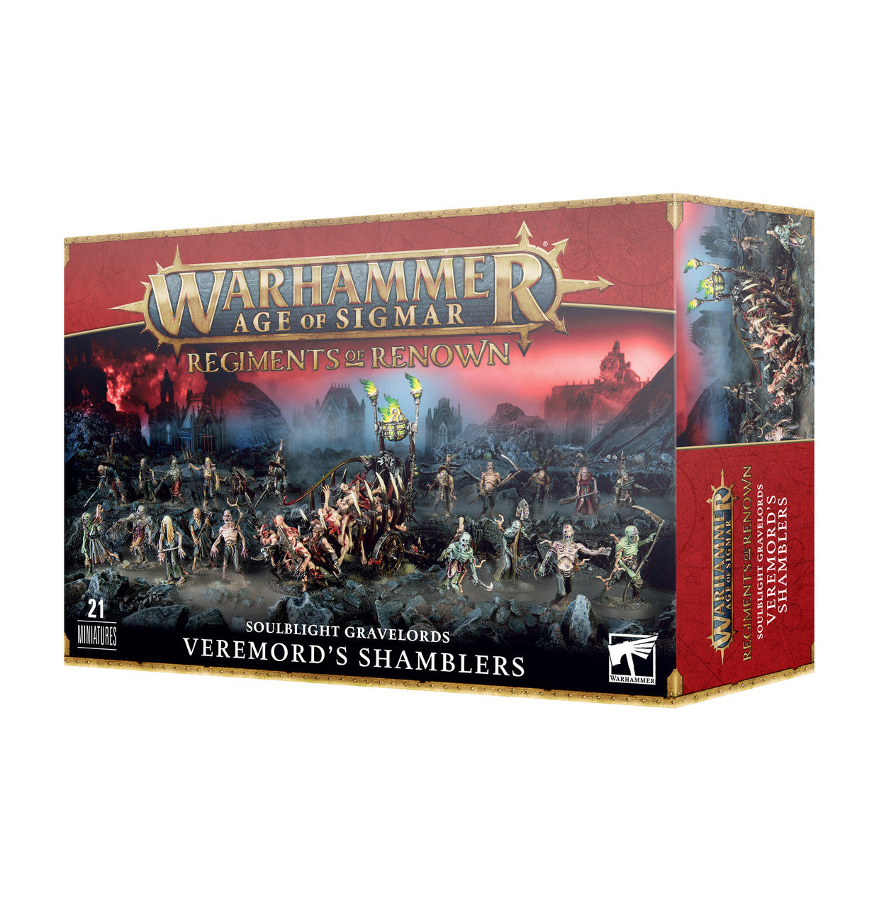 Games Workshop Warhammer Age Of Sigmar Grand Alliance Death S/Gravelords Veremord'S Shamblers 71-91