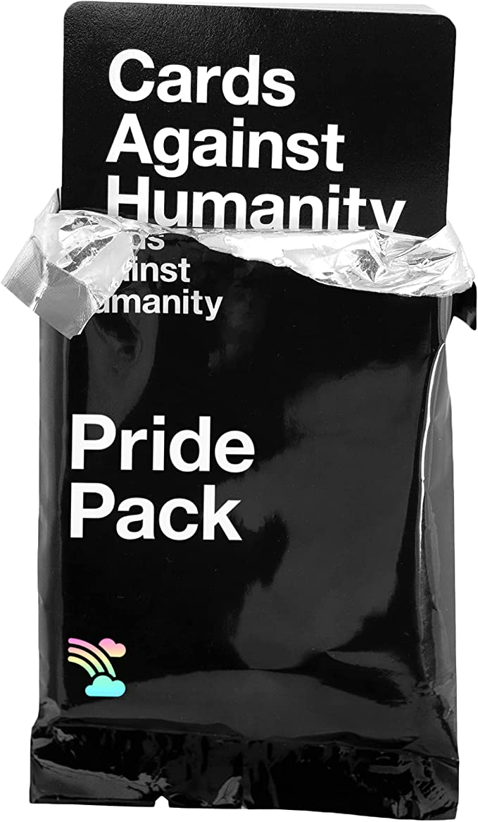 Cards Against Humanity Pride Pack Without Glitter (Black Edition) Breaking Games Inclusive Expansion BGZ111499