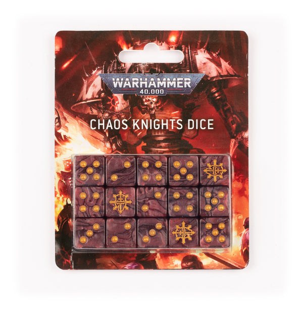 Games Workshop Citadel Warhammer 40K Chaos Knights Dice 43-32