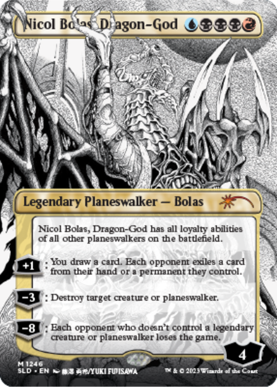 MTG Magic The Gathering CCG Secret Lairs Boarderless Planeswalker Foil Pack 4 Cards WOC-D26800000